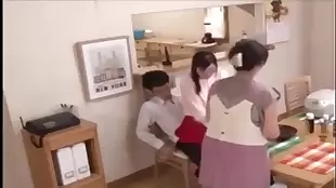 Hot Japanese teen of the violence era was caught