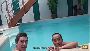Sexual adventures in a private pool